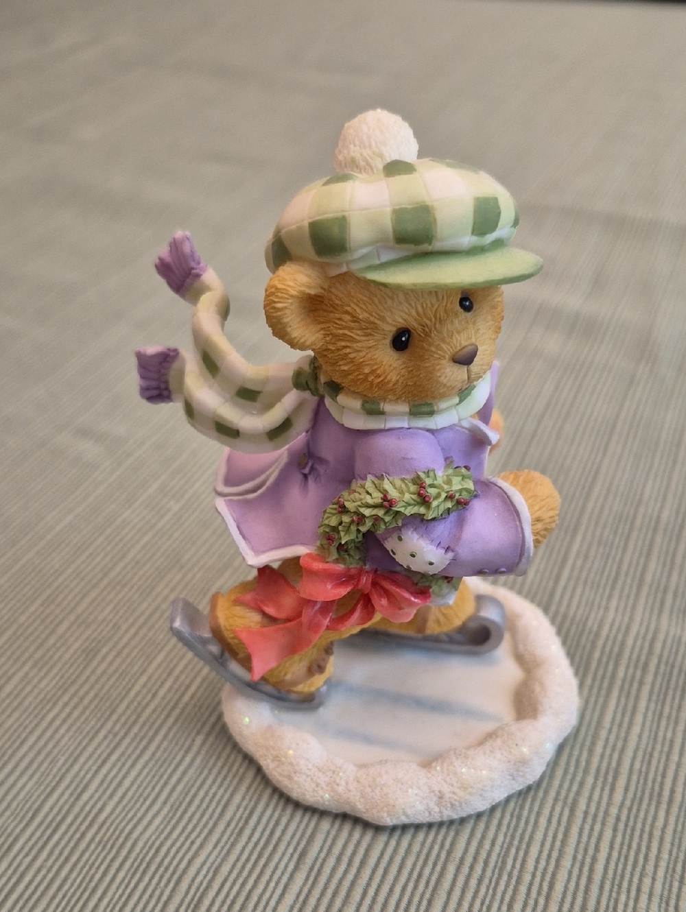 Cherished Teddies Adam Ice Skating Bear Collectable Figurine 1997 Vintage